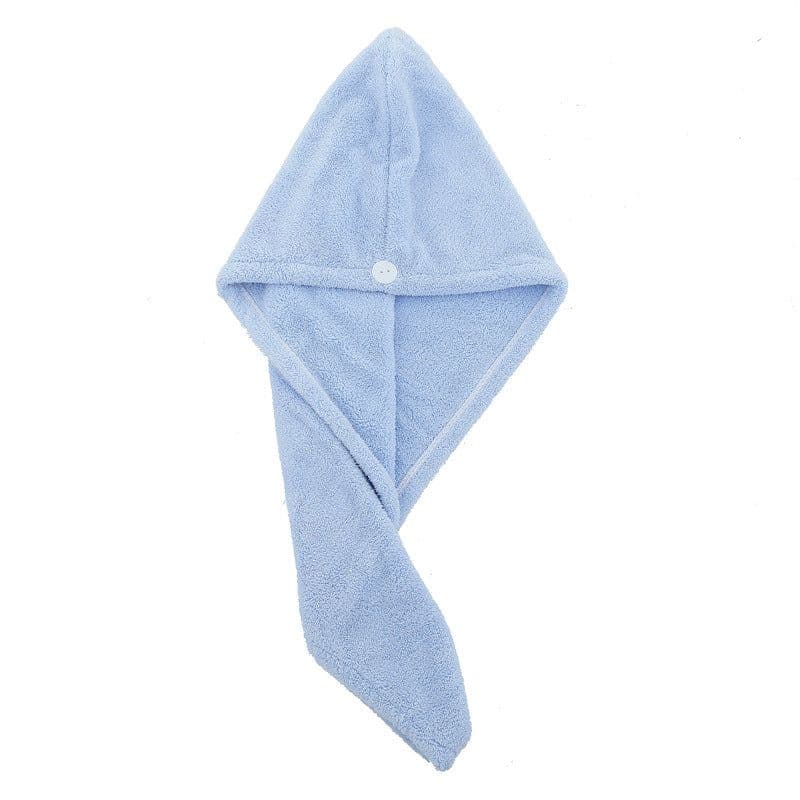 image-Microfiber Quick-Dry Hair Towel Cap for Women - Coral Fleece