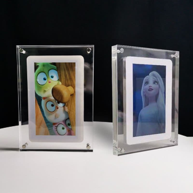 image-5 Inch Digital Photo Frame with Video Player - Acrylic Electronic Album