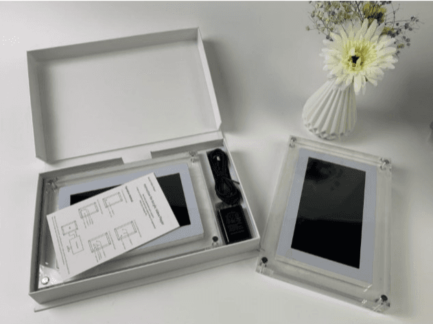 image-5 Inch Digital Photo Frame with Video Player - Acrylic Electronic Album