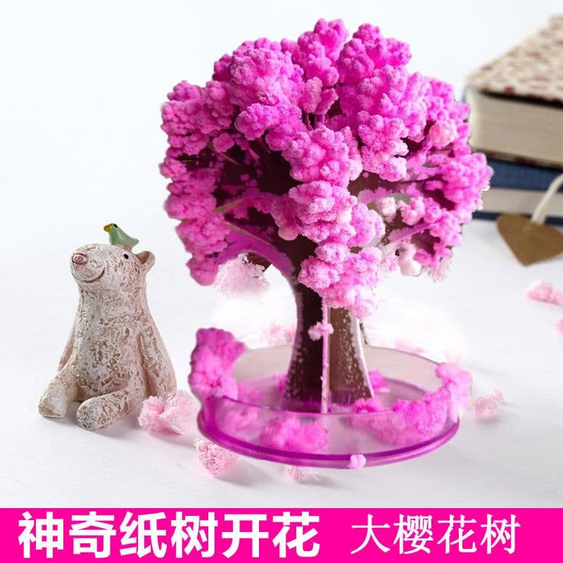 image-Paper Tree Blossom DIY Paper Flower Toy 16.3x9cm