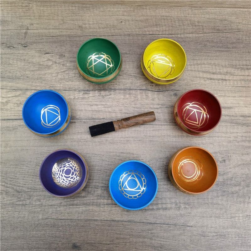 image-Nepalese Handmade Singing Bowl Meditation Yoga Sound Therapy