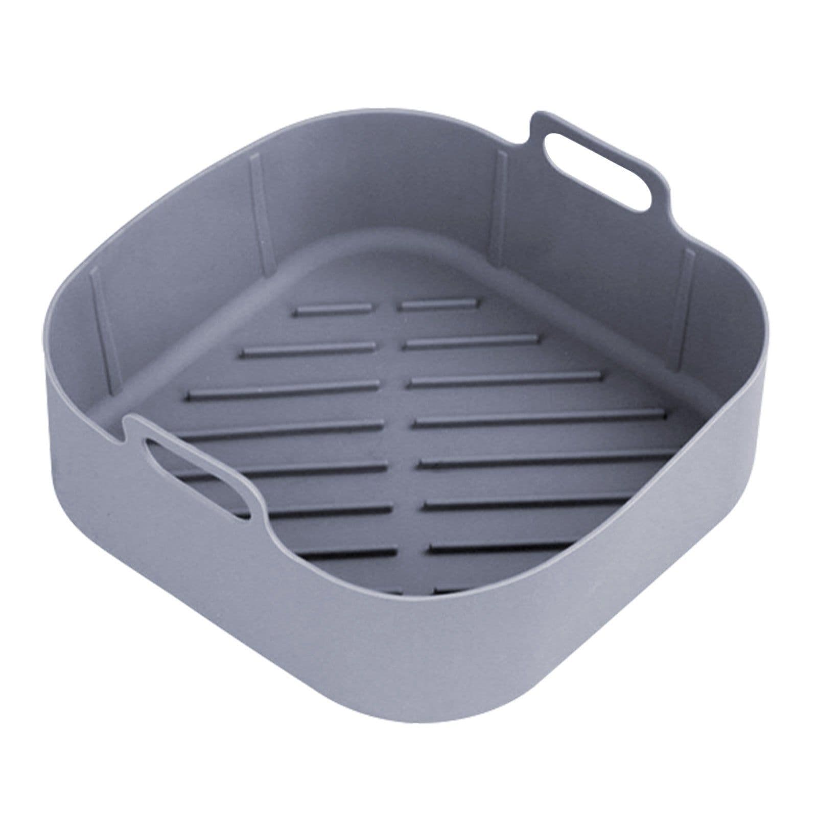 image-Air Fryer Silicone Pot Reusable Nonstick Bakeware Basket