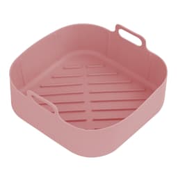image-Air Fryer Silicone Pot Reusable Nonstick Bakeware Basket