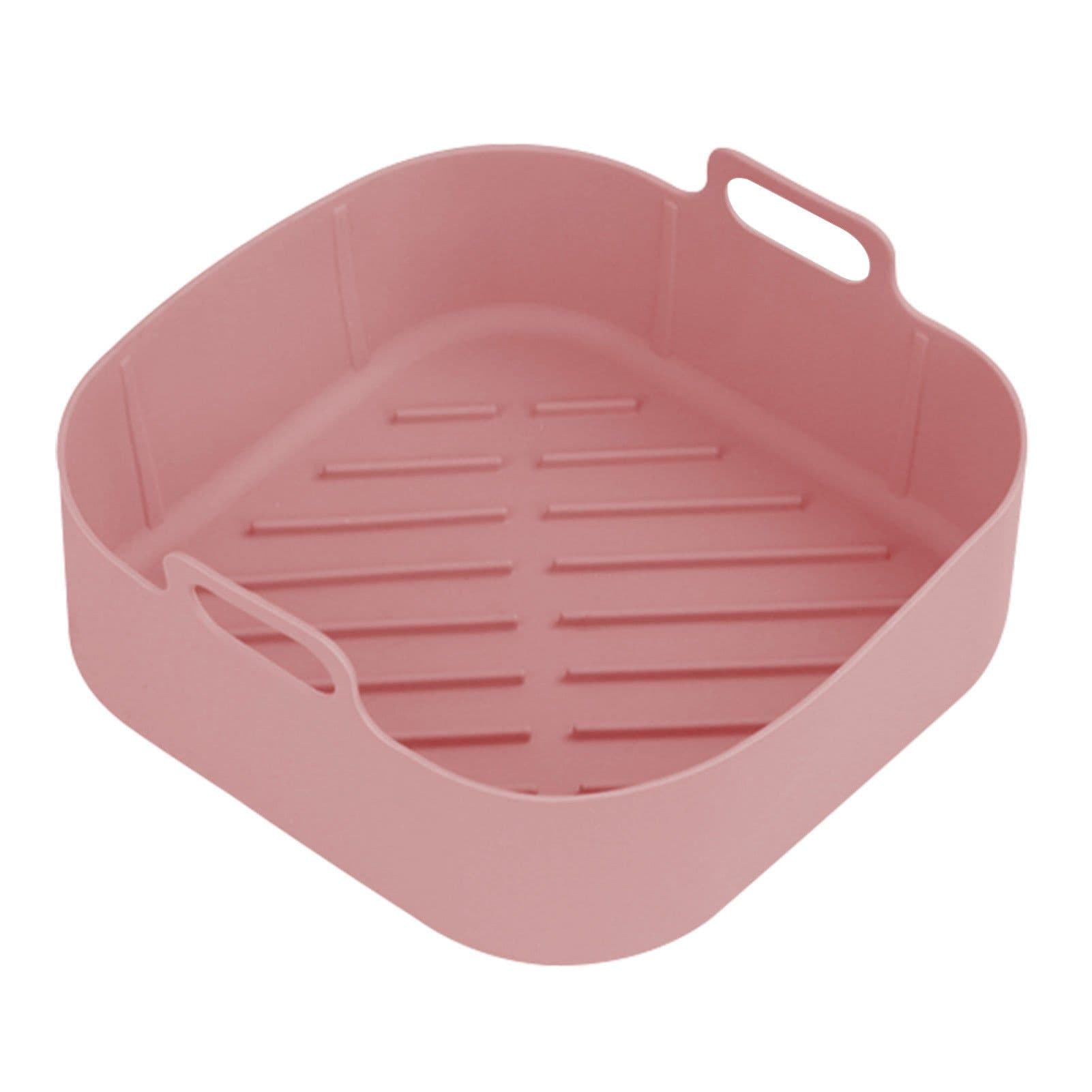 image-Air Fryer Silicone Pot Reusable Nonstick Bakeware Basket