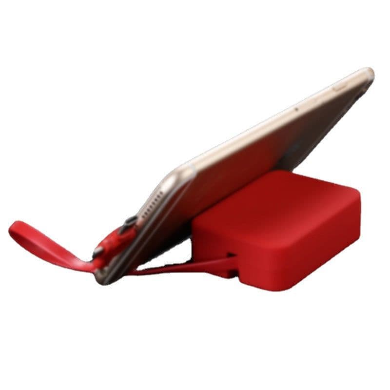 image-3-in-1 Retractable Fast Charging Cable with Phone Stand TYPE-C