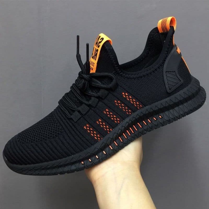 image-PLAYYOUNG Men's Breathable Mesh Woven Casual Sports Shoes