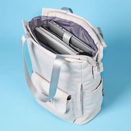 image-Women's Casual Polyester Backpack with Laptop Compartment Waterproof