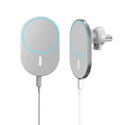 image-Apple Magnetic Wireless Car Charger X19 15W Phone Holder