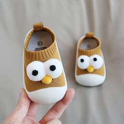 image-Hanni Bear Toddler Shoes Soft Sole Cotton Knitted Indoor Shoes