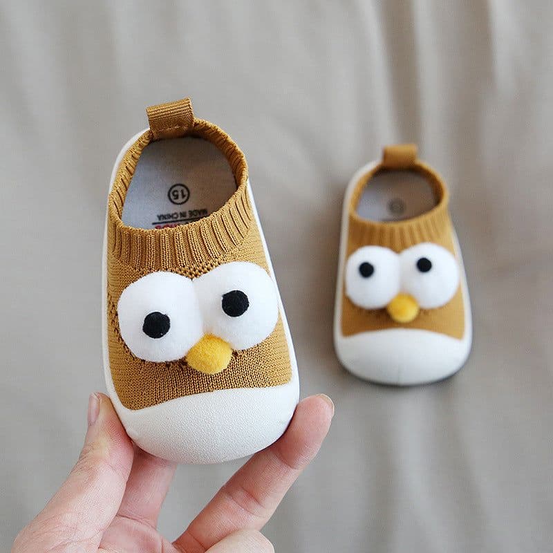 image-Hanni Bear Toddler Shoes Soft Sole Cotton Knitted Indoor Shoes