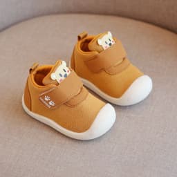 image-Hanni Bear Toddler Shoes Soft Sole Cotton Knitted Indoor Shoes