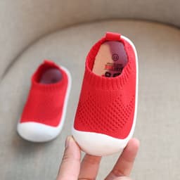 image-Hanni Bear Toddler Shoes Soft Sole Cotton Knitted Indoor Shoes