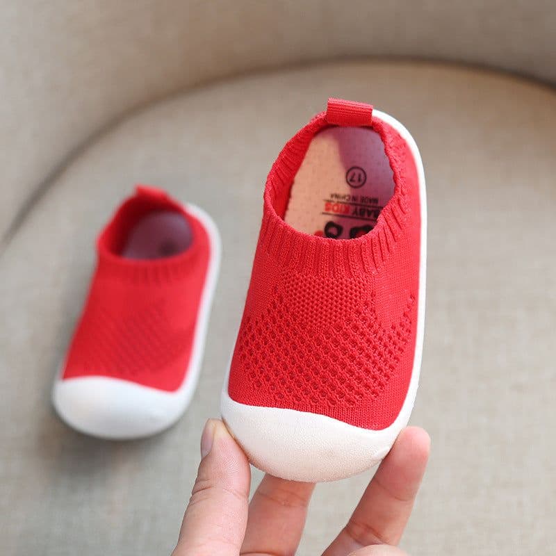 image-Hanni Bear Toddler Shoes Soft Sole Cotton Knitted Indoor Shoes
