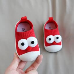 image-Hanni Bear Toddler Shoes Soft Sole Cotton Knitted Indoor Shoes