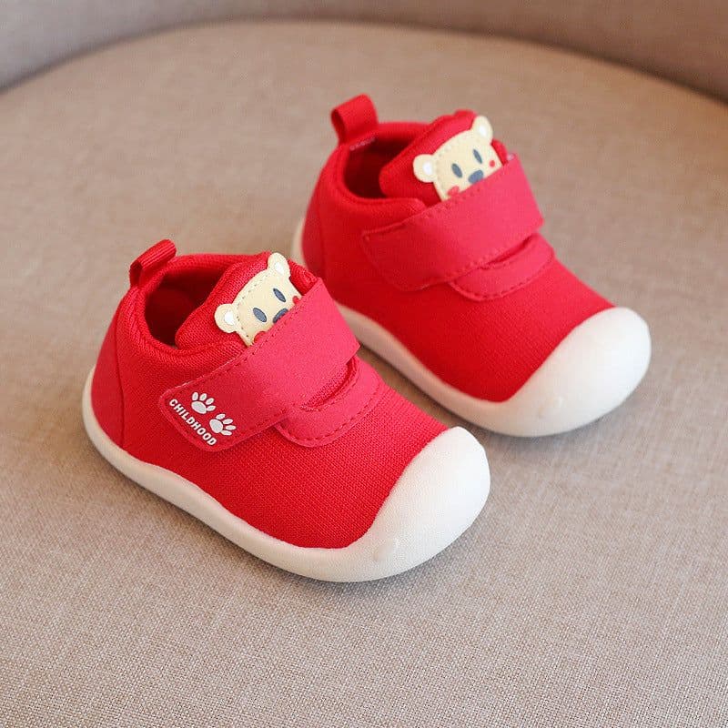 image-Hanni Bear Toddler Shoes Soft Sole Cotton Knitted Indoor Shoes