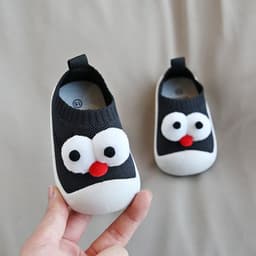 image-Hanni Bear Toddler Shoes Soft Sole Cotton Knitted Indoor Shoes