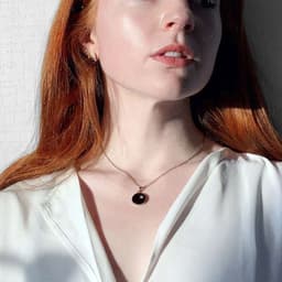 image-Double-Sided Sun Necklace Titanium Steel Pendant Gold