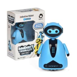 image-Golden Light Line Following Robot Car Toy with Lights Electric