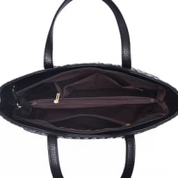 image-Women's PU Handbag Set 3-Piece Shoulder Messenger Bag Bronze