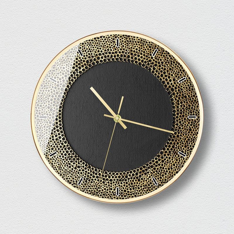 image-Zhongguo Times 14 Inch Round Wall Clock Metal Frame O105