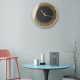 image-Zhongguo Times 14 Inch Round Wall Clock Metal Frame O105