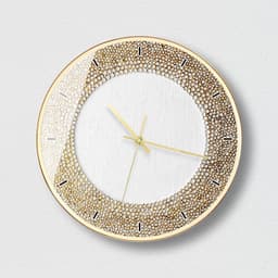 image-Zhongguo Times 14 Inch Round Wall Clock Metal Frame O105