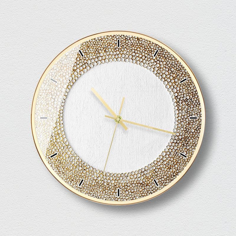 image-Zhongguo Times 14 Inch Round Wall Clock Metal Frame O105