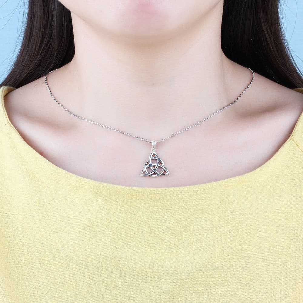 image-Viking Nordic Silver Pendant Necklace 925 Sterling Silver