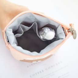image-Korean Canvas Pencil Case Retractable Pen Holder Organizer