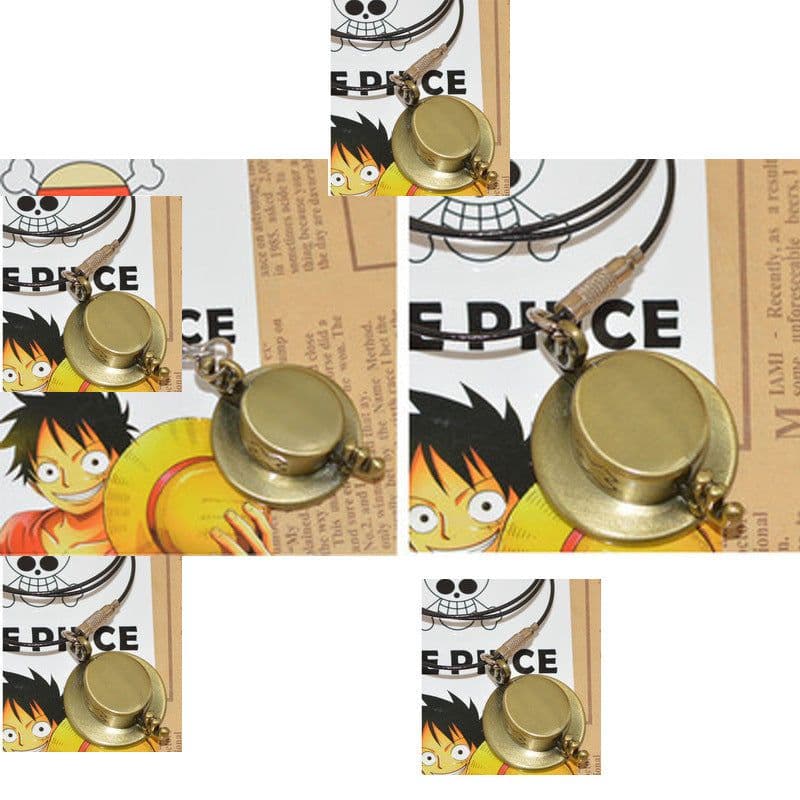 image-Anime Keychain Necklace - One Piece Naruto Fairy Tail Characters