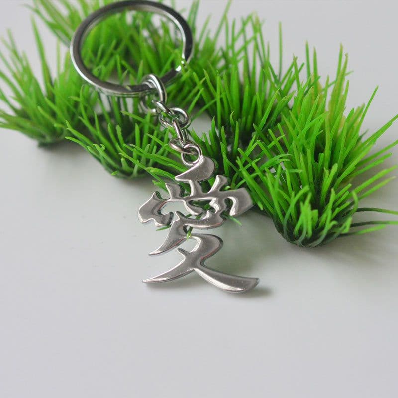 image-Anime Keychain Necklace - One Piece Naruto Fairy Tail Characters