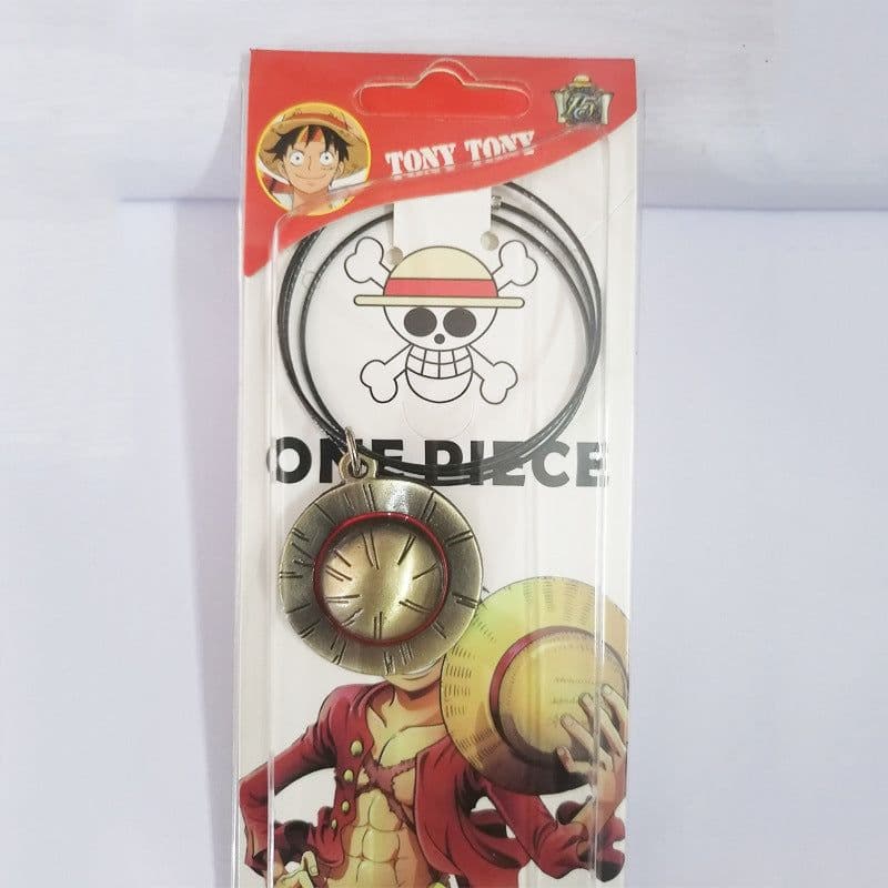 image-Anime Keychain Necklace - One Piece Naruto Fairy Tail Characters