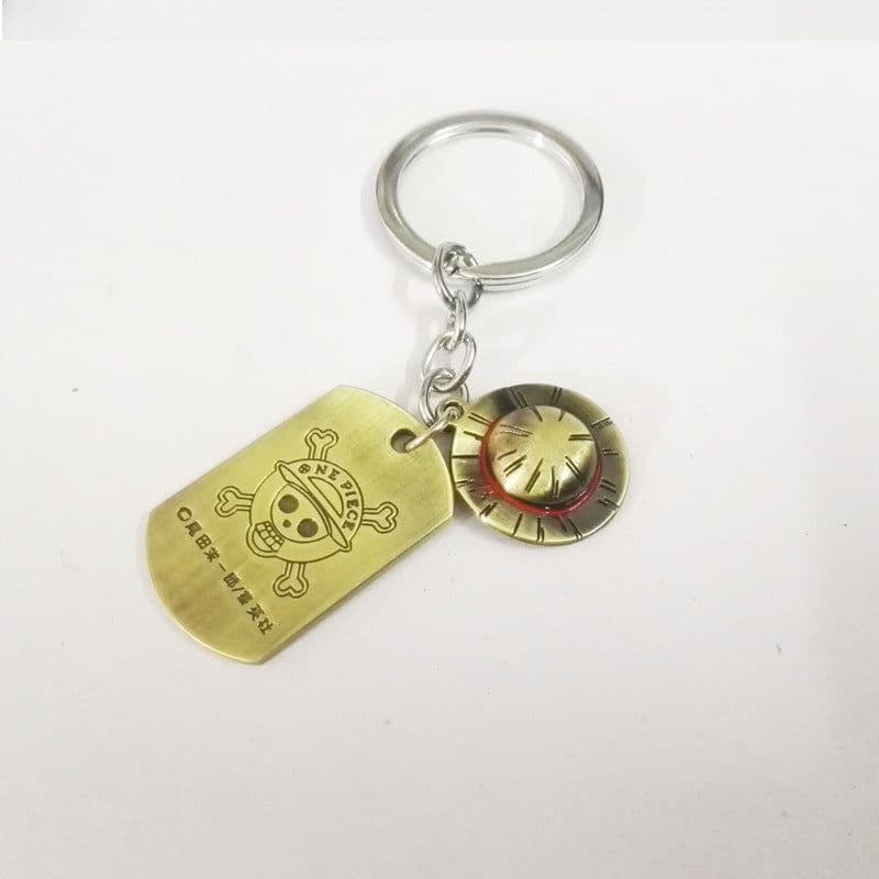 image-Anime Keychain Necklace - One Piece Naruto Fairy Tail Characters
