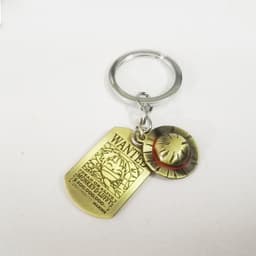 image-Anime Keychain Necklace - One Piece Naruto Fairy Tail Characters