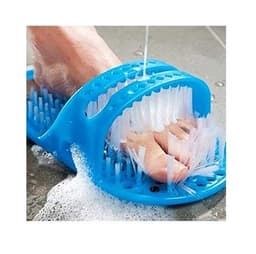 image-ZUYU Massage Bath Slippers with Foot Brush - Non-Slip Bathroom Shoes