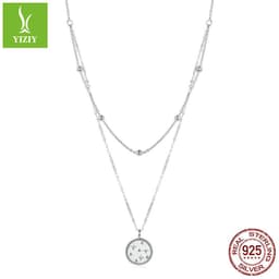 image-Manstar 925 Sterling Silver Heart Pendant Necklace Women SCN365