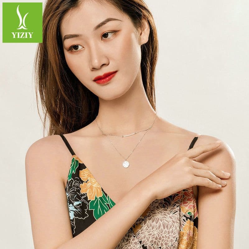 image-Manstar 925 Sterling Silver Heart Pendant Necklace Women SCN365