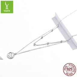 image-Manstar 925 Sterling Silver Heart Pendant Necklace Women SCN365