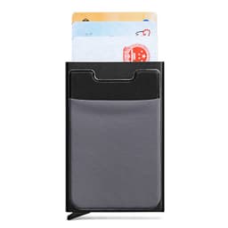 image-Aluminum Alloy RFID Blocking Card Holder with Auto Pop-Up