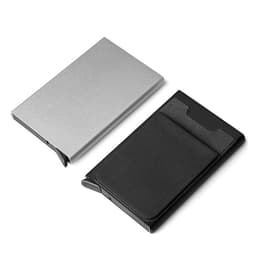 image-Aluminum Alloy RFID Blocking Card Holder with Auto Pop-Up