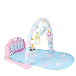 image-Baby Play Mat Gym with Piano, Music, Lights & Rattles