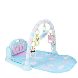image-Baby Play Mat Gym with Piano, Music, Lights & Rattles
