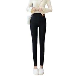 image-Women's High Waist Fleece Lined Leggings Winter Warm Pants