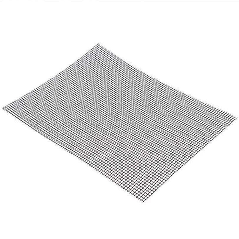 image-Teflon BBQ Grill Mat Non-Stick Heat Resistant Mesh