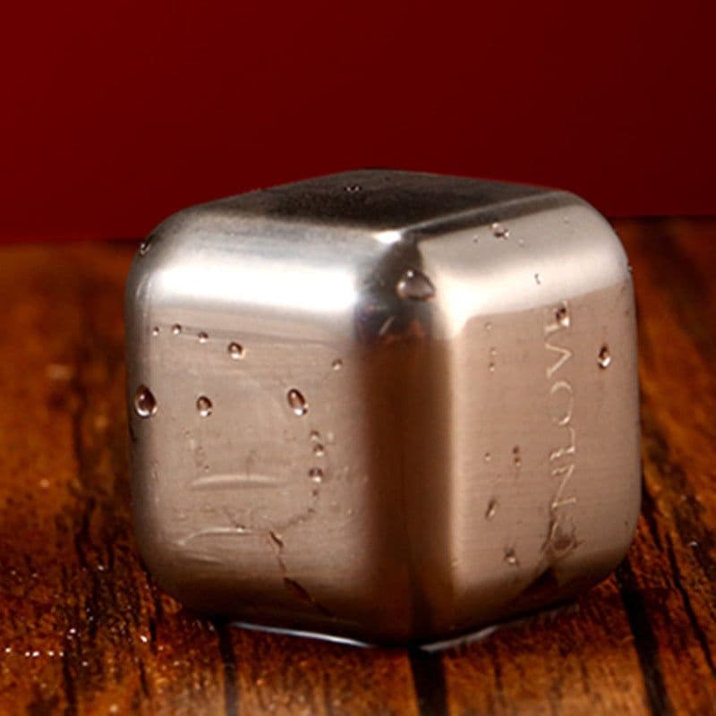 image-304 Stainless Steel Ice Cubes Set with Clip for Whiskey