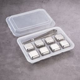image-304 Stainless Steel Ice Cubes Set with Clip for Whiskey