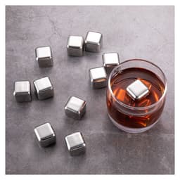 image-304 Stainless Steel Ice Cubes Set with Clip for Whiskey
