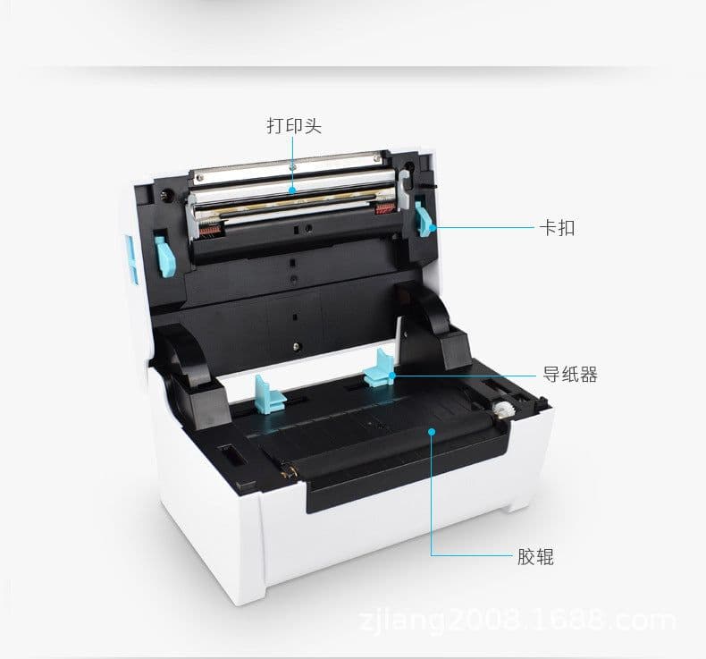 image-ZJ-9200 Thermal Label Printer 203dpi for Clothing Tags & Logistics
