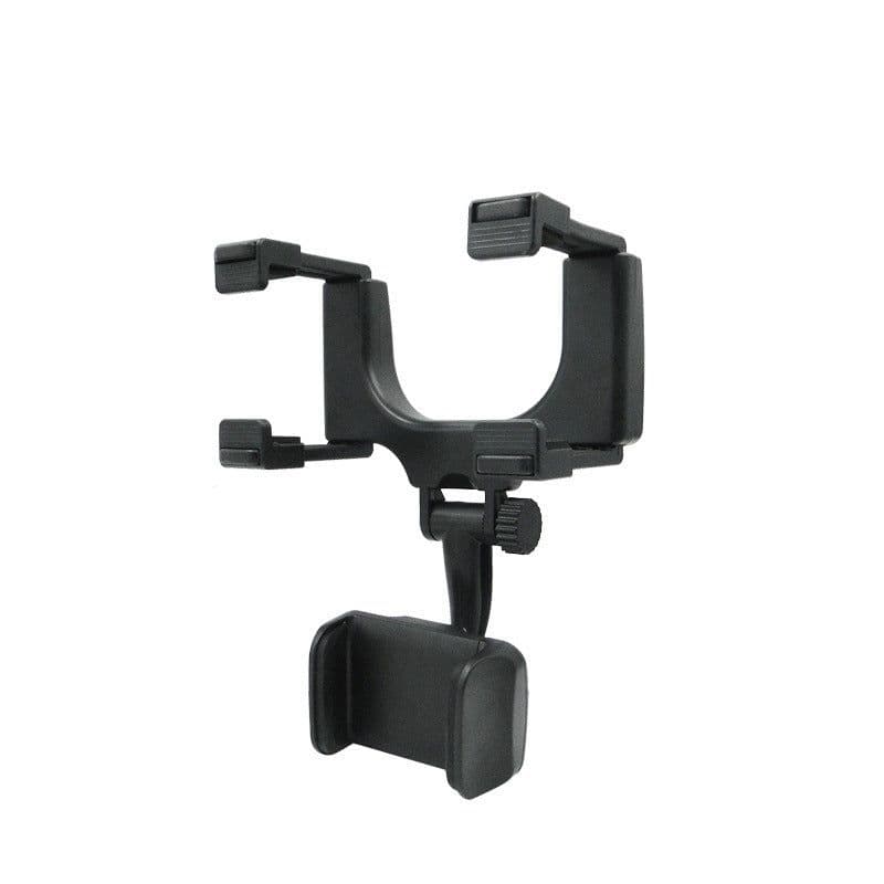 image-Car Rearview Mirror Phone Holder Universal Mount Bracket