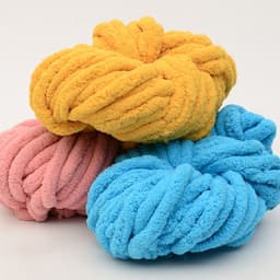 image-JScolour Super Thick Ice Line Chenille Polyester Yarn 2cm Hand-Made